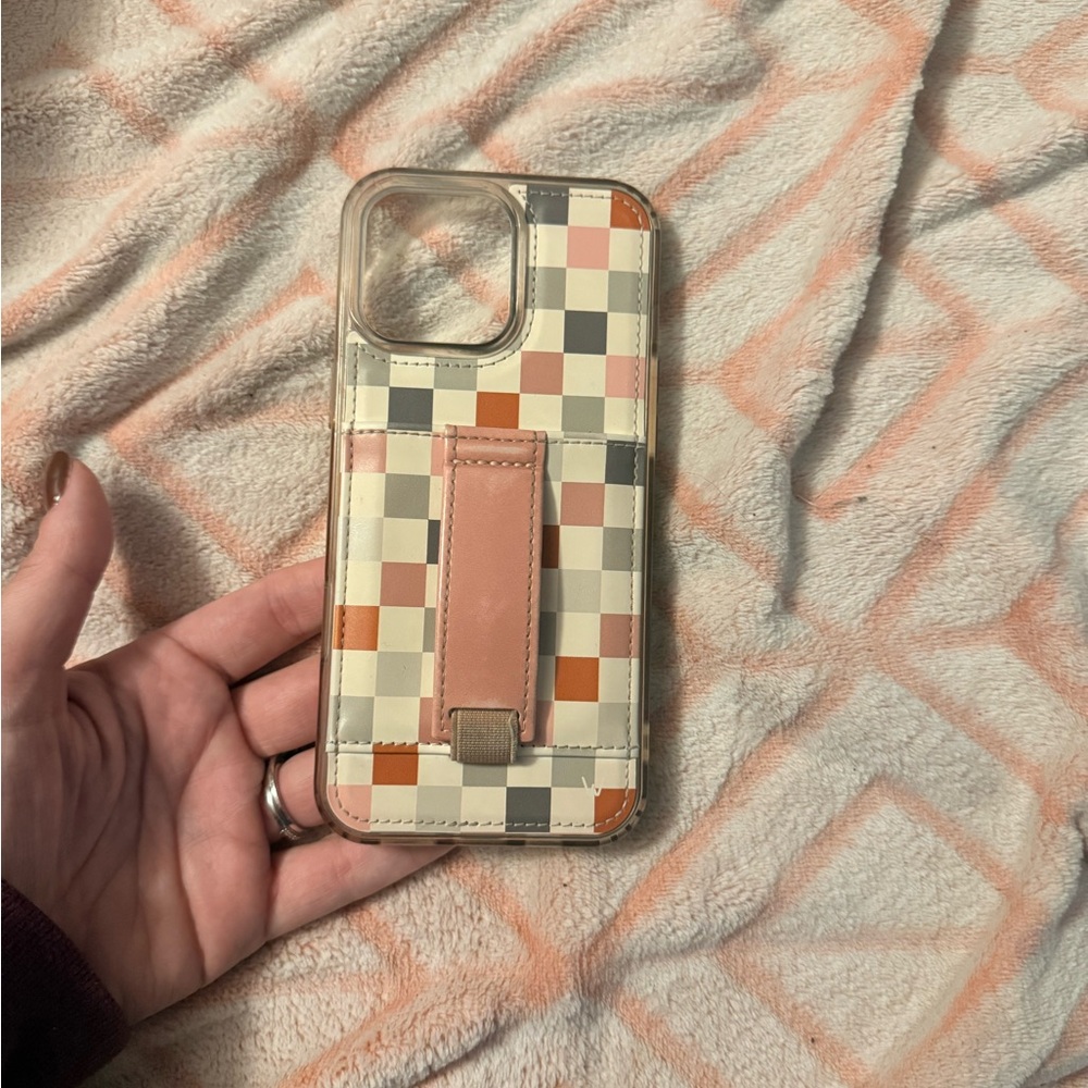 iPhone 16 pro max Checkered Phone Case